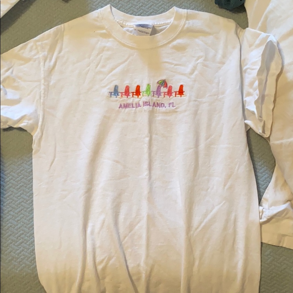 White Amelia Island Tshirt